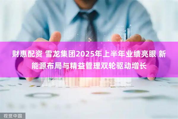 财惠配资 雪龙集团2025年上半年业绩亮眼 新能源布局与精益管理双轮驱动增长